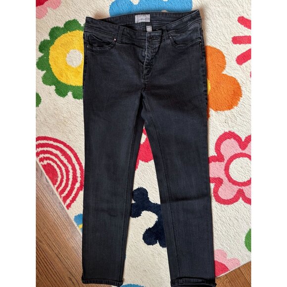 Chico's SO SLIMMING black jeans sz 1.5 - Picture 3 of 7